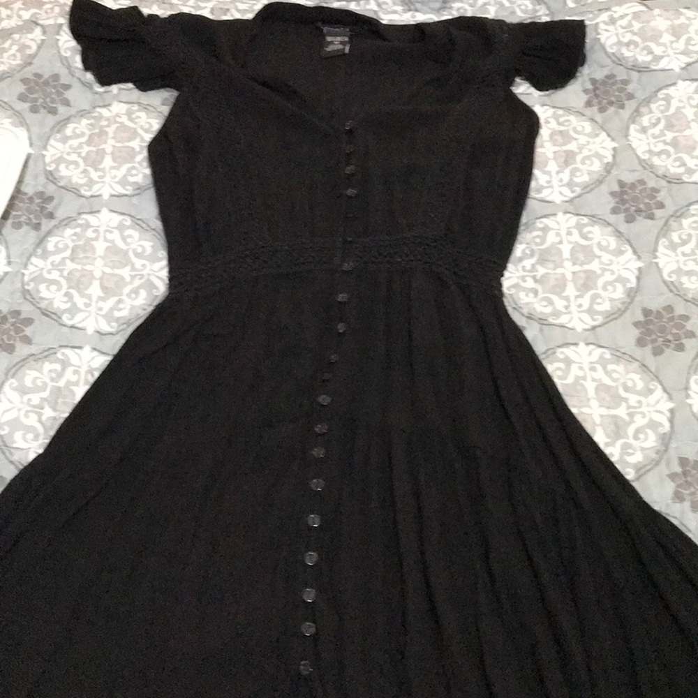 A black dress